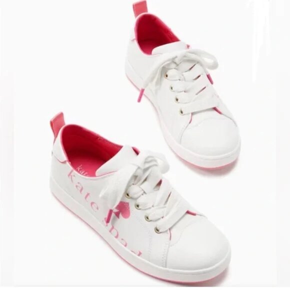 Kate Spade Nikki Deboss Print Action Sneakers (8) - NIB - Picture 2 of 7